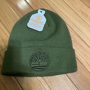 New Timberland Green Beanie Knit Hat